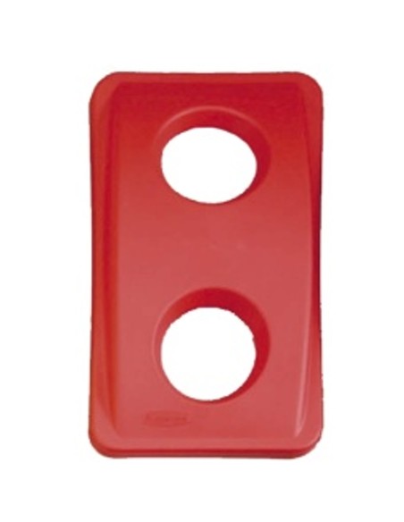 Rubbermaid SLIM JIM dangtelis raudonas Rubbermaid SLIM JIM dangtelis raudonas