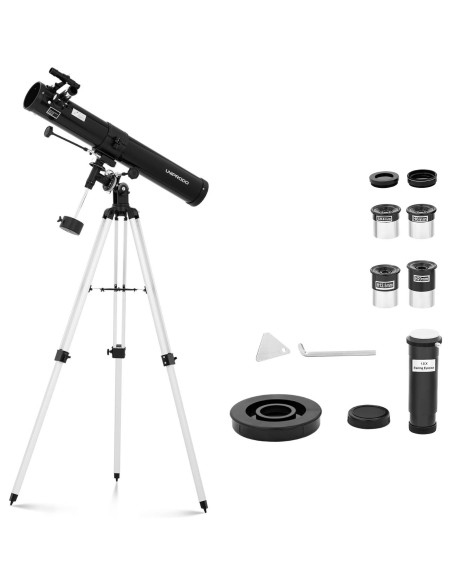 Niutono astronominis teleskopas Uniprodo 900 mm sk. 76 mm Niutono astronominis teleskopas Uniprodo 900 mm sk. 76 mm