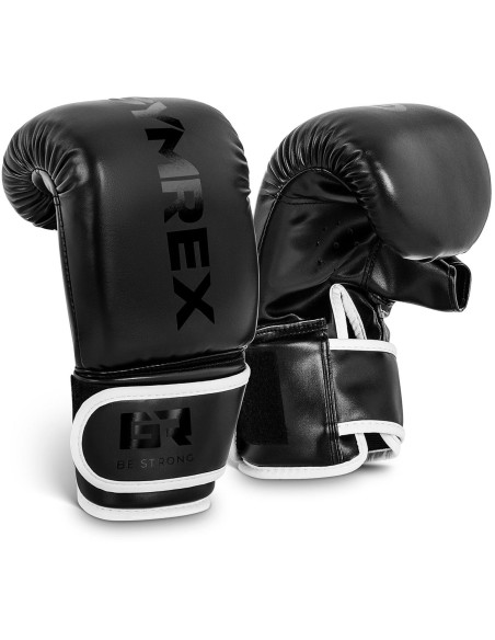 12 uncijų treniruočių bokso pirštinės juodos