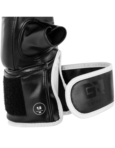 12 uncijų treniruočių bokso pirštinės juodos