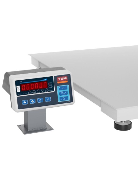 Pramoninės platforminės svarstyklės su RS232 sąsaja 600 kg / 0,2 kg LED M LEGALIZACIJA Pramoninės platforminės svarstyklės su RS232 sąsaja 600 kg / 0,2 kg LED M LEGALIZACIJA