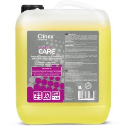 CLINEX Dispersion CARE 5L skystis kasdieniniam kietų vandeniui atsparių grindų valymui