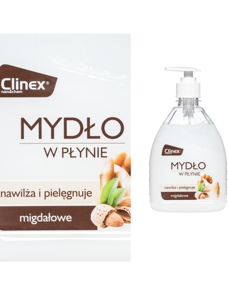 Drėkinamasis skystas rankų muilas CLINEX Liquid Soap 500ml Drėkinamasis skystas rankų muilas CLINEX Liquid Soap 500ml