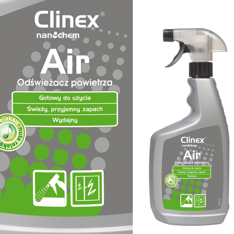 Efektyvus oro gaiviklis, purškiamas ant CLINEX Air paviršių - Atsipalaidavimo pastaba 650ml Efektyvus oro gaiviklis, purškiamas ant CLINEX Air paviršių - Atsipalaidavimo pastaba 650ml