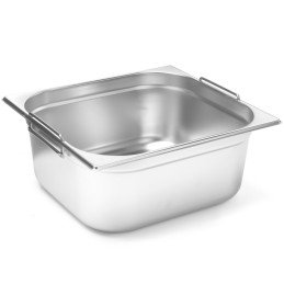 Maitinimo konteineris GN 2/3 su ištraukiamomis rankenomis 354x325x150mm 13L Hendi 817247