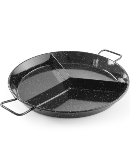 Emalio paeljos keptuvė padalinta į 3 dalis, sk. 43 cm - Hendi 622766 Emalio paeljos keptuvė padalinta į 3 dalis, sk. 43 cm - Hendi 622766