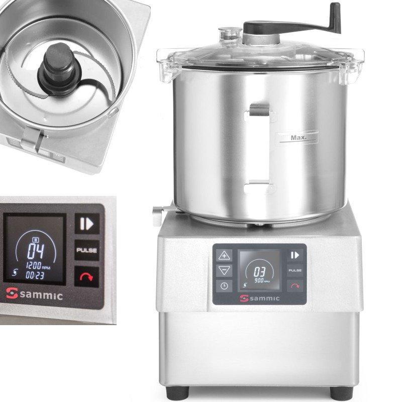 KE-8V emulsiklis smulkinimui smulkinimui šlifuoti 8 l 3000 aps./min. / min 1500W – Sammic 1050853