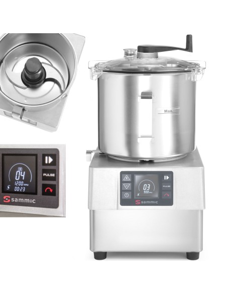 KE-8V emulsiklis smulkinimui smulkinimui šlifuoti 8 l 3000 aps./min. / min 1500W – Sammic 1050853 KE-8V emulsiklis smulkinimui smulkinimui šlifuoti 8 l 3000 aps./min. / min 1500W – Sammic 1050853