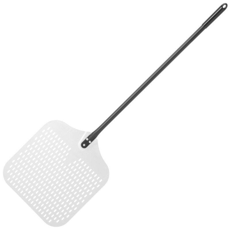 Kastuvinis padėklas picai išimti iš orkaitės kvadratinis aliuminio perforuotas 405 x 1320 mm - Hendi 617144