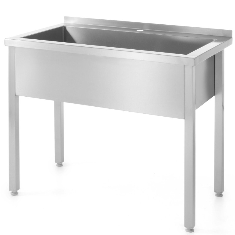 Stalas su vienos kameros baseinu gastronominis nerūdijančio plieno suvirintas 100x60x85 cm - Hendi 813423 Stalas su vienos kameros baseinu gastronominis nerūdijančio plieno suvirintas 100x60x85 cm - Hendi 813423