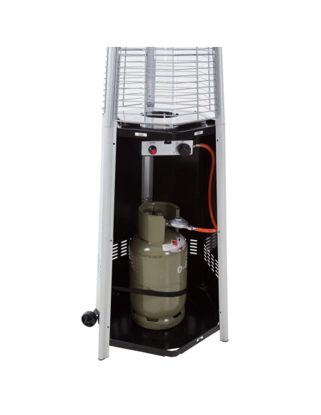 Lempinis šildytuvas sodo terasa dujinis šildytuvas LPG dujos 12,5 kW HEXAGON Lempinis šildytuvas sodo terasa dujinis šildytuvas LPG dujos 12,5 kW HEXAGON