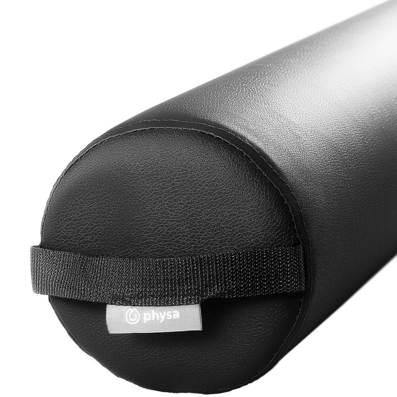 Reabilitacinis volelis mankštos masažui, plaunamas su rankena, 66 x 14 cm, juodas