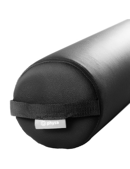 Reabilitacinis volelis mankštos masažui, plaunamas su rankena, 66 x 14 cm, juodas