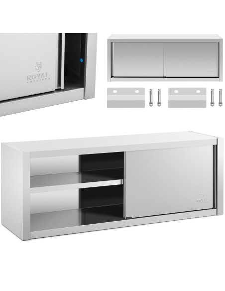 Gastronominė sieninė spinta su stumdomomis durimis PLIENAS 160 x 45 x 60 cm Gastronominė sieninė spinta su stumdomomis durimis PLIENAS 160 x 45 x 60 cm