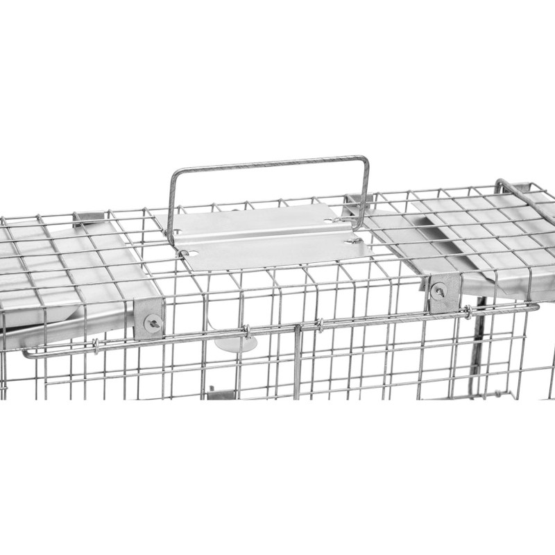 Gyvi gaudyklė kiaunėlėms, žiurkėms, graužikams, dvipusė 50 x 20 x 17 cm, akių dydis 25 x 25 mm
