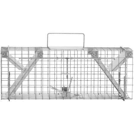 Gyvi gaudyklė kiaunėlėms, žiurkėms, graužikams, dvipusė 50 x 20 x 17 cm, akių dydis 25 x 25 mm Gyvi gaudyklė kiaunėlėms, žiurkėms, graužikams, dvipusė 50 x 20 x 17 cm, akių dydis 25 x 25 mm