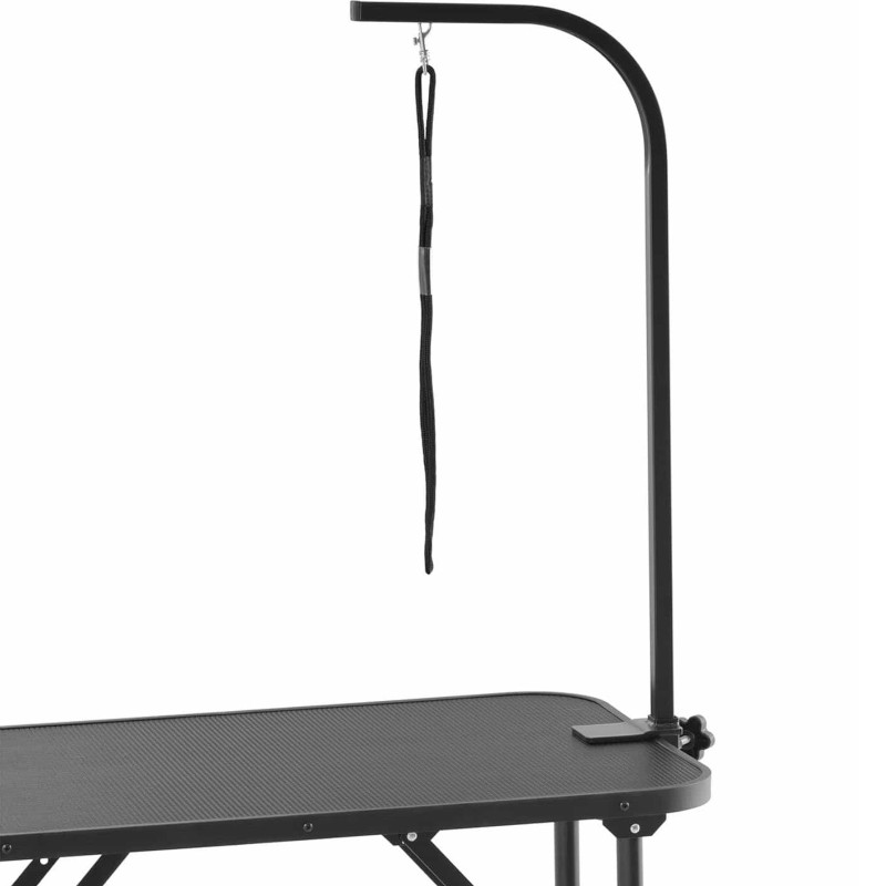 Sulankstomas kirpimo stalas šunų kirpimui su lentyna 70 kg 805 x 460 mm 1 pavadėlis