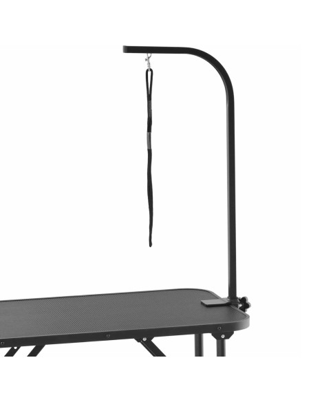 Sulankstomas kirpimo stalas šunų kirpimui su lentyna 70 kg 805 x 460 mm 1 pavadėlis