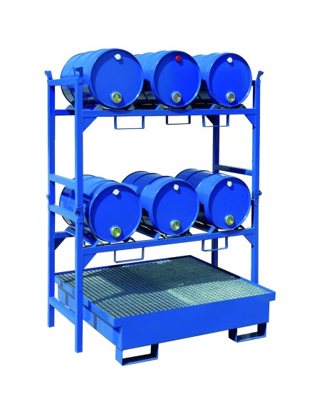 Metalinis karteris 4 statinėms 200L 120x120cm Metalinis karteris 4 statinėms 200L 120x120cm