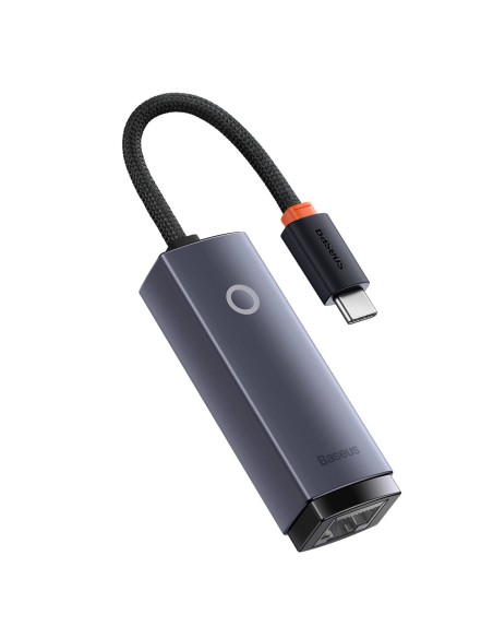 Išorinis tinklo adapteris LAN USB-C RJ45 100Mbps pilka Išorinis tinklo adapteris LAN USB-C RJ45 100Mbps pilka