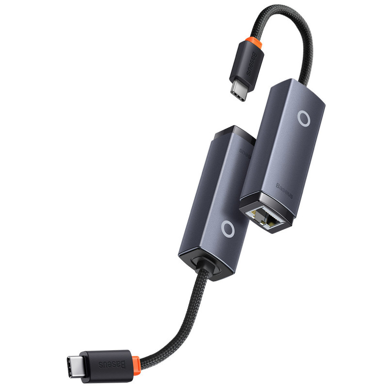 Išorinis tinklo adapteris LAN USB-C RJ45 100Mbps pilka
