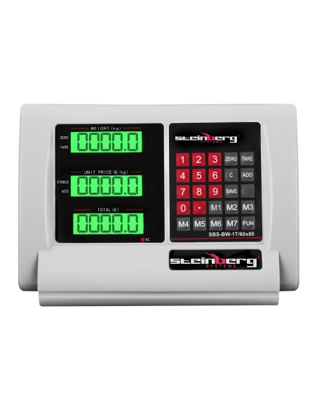 Svorio saugojimo platforma bevielis WiFi SBS-BW-1T LCD iki 1 tonos Svorio saugojimo platforma bevielis WiFi SBS-BW-1T LCD iki 1 tonos