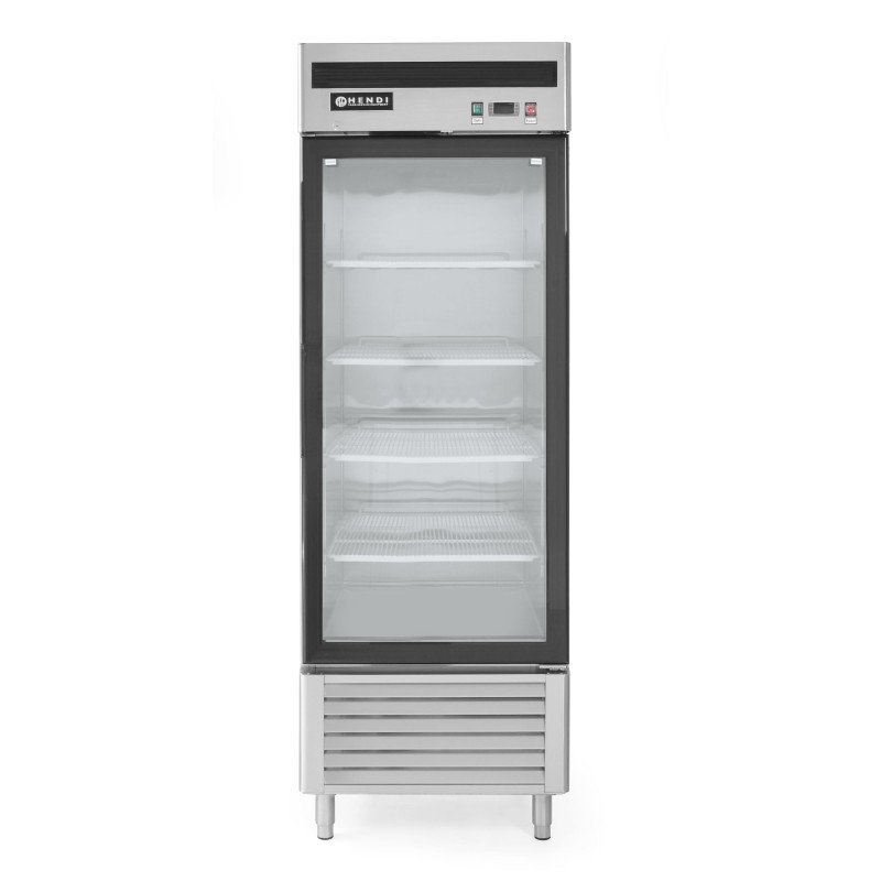 Kitchen Line 1 durų stiklinė šaldytuvo spintelė 610L - Hendi 233160
