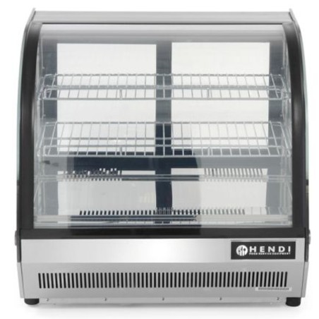 Šaldoma vitrina maisto vitrinai, konditerijos prekystalis 110L - Hendi 233207