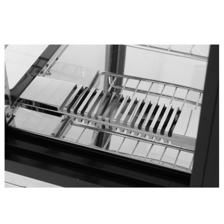 Šaldoma vitrina maisto vitrinai, konditerijos prekystalis 110L - Hendi 233207