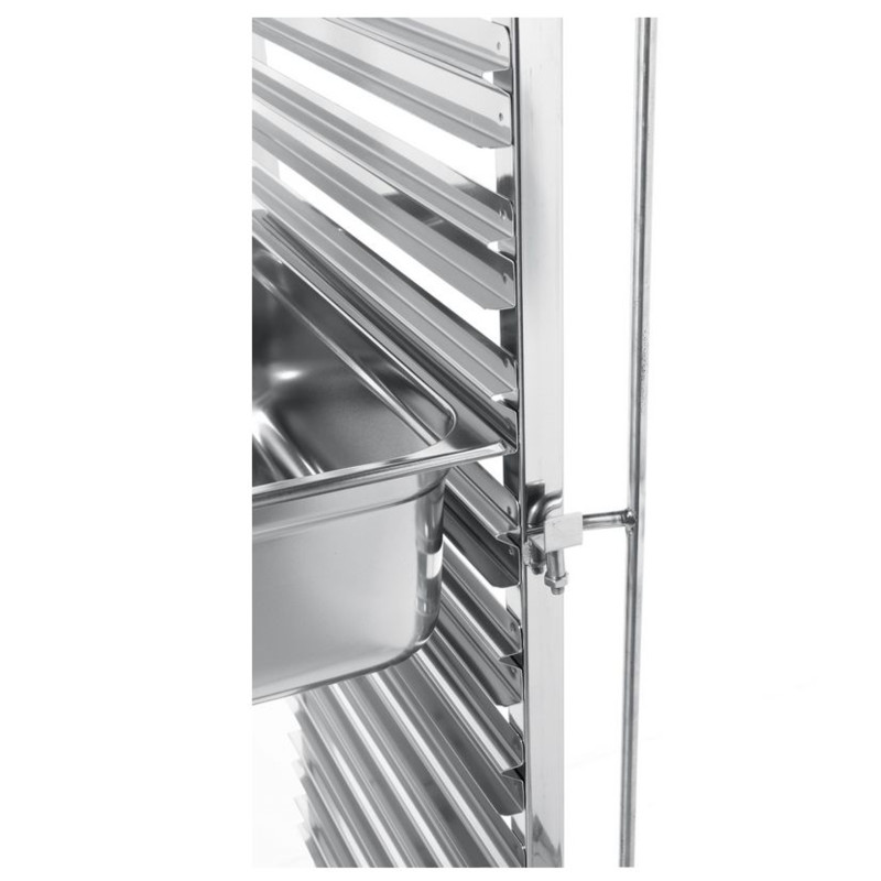 Dvigubas vežimėlis konteineriams 12 x GN 1/1 - Hendi 810569