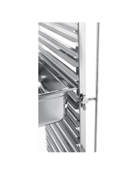 Dvigubas vežimėlis konteineriams 12 x GN 1/1 - Hendi 810569