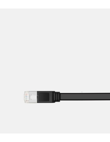 Plokščias patchcord kabelis Ethernet tinklo kabelis RJ45 Cat 6 UTP 1000 Mbps 0,5 m Plokščias patchcord kabelis Ethernet tinklo kabelis RJ45 Cat 6 UTP 1000 Mbps 0,5 m