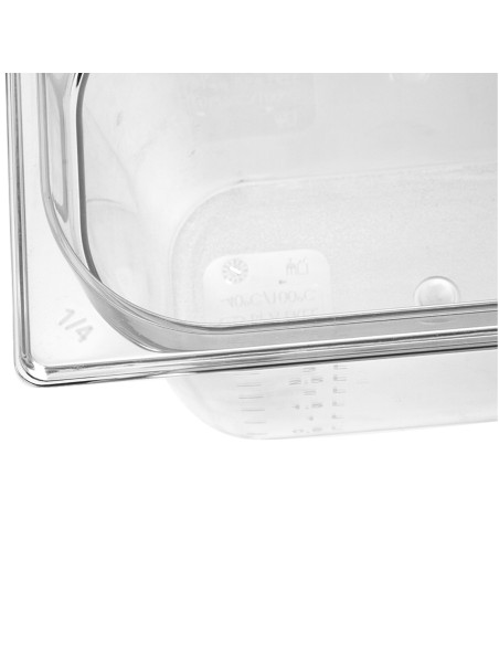 Tritan maisto konteineris be BPA GN 1/4 h 150 mm - Hendi 869512 Tritan maisto konteineris be BPA GN 1/4 h 150 mm - Hendi 869512