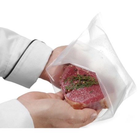 Riektiniai maišeliai lentjuostinėms vakuuminio pakavimo mašinoms 150x250mm 100vnt.