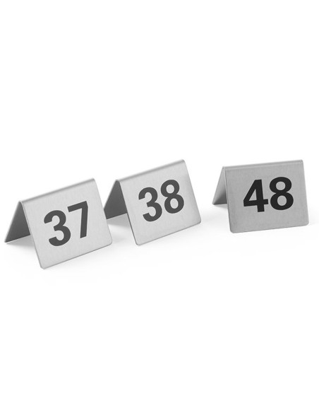 Informacinė lentelė LENTELĖS NUMERIS 37-48 nerūdijančio plieno rinkinys 12 vnt. - Hendi 663875 Informacinė lentelė LENTELĖS NUMERIS 37-48 nerūdijančio plieno rinkinys 12 vnt. - Hendi 663875