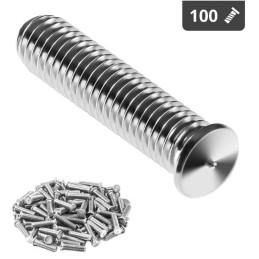 Suvirinimo kaiščiai suvirinimo aparatams nerūdijančio plieno suvirinimo aparatai M6 25mm Stamos Vokietija 100 vnt.