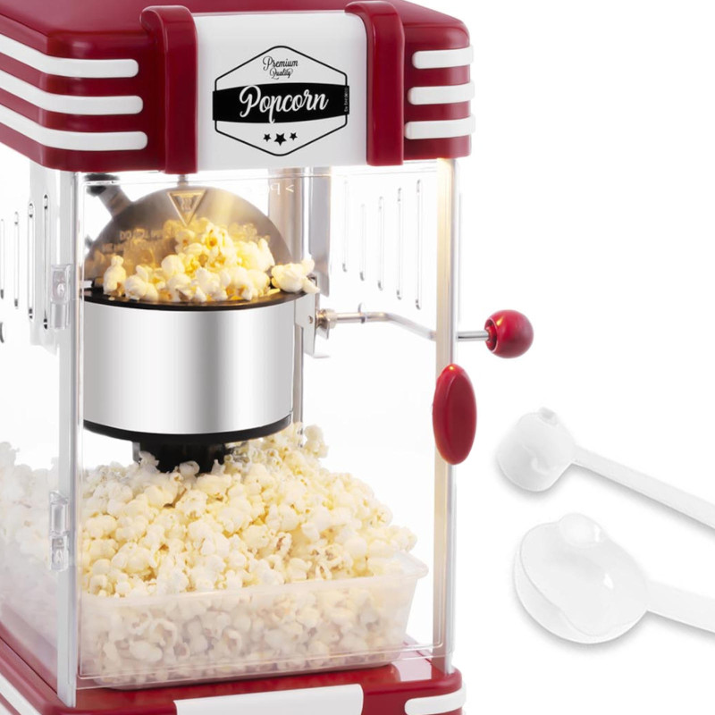 Namų aparatas kukurūzų spragėsių gamintojas RETRO Bredeco BCPK-300-WR 300W Namų aparatas kukurūzų spragėsių gamintojas RETRO Bredeco BCPK-300-WR 300W