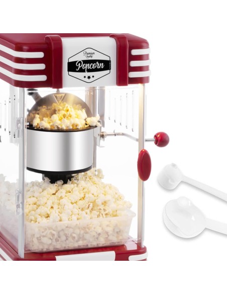 Namų aparatas kukurūzų spragėsių gamintojas RETRO Bredeco BCPK-300-WR 300W Namų aparatas kukurūzų spragėsių gamintojas RETRO Bredeco BCPK-300-WR 300W