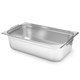 Maitinimo konteineris GN 1/1 su ištraukiamomis rankenomis 530x325x150mm 21L 817148