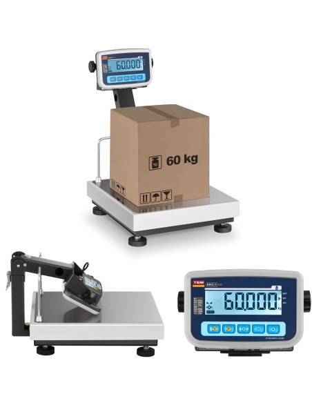 Legalizuotos sandėlio platforminės svarstyklės BEKO+ TEM RS232 60kg / 20g Legalizuotos sandėlio platforminės svarstyklės BEKO+ TEM RS232 60kg / 20g