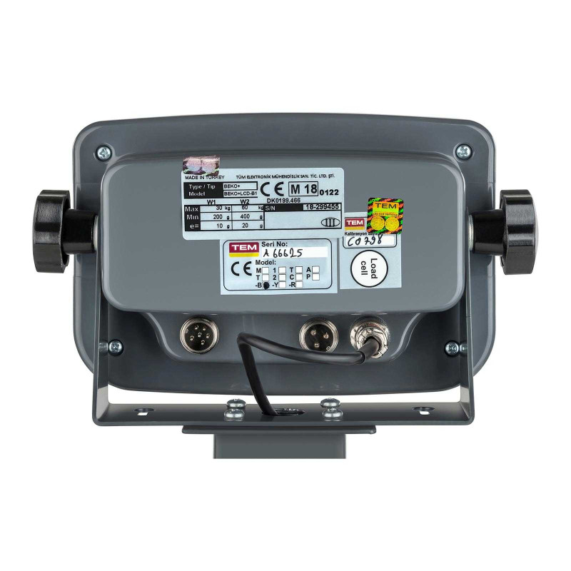 Legalizuotos sandėlio platforminės svarstyklės BEKO+ TEM RS232 60kg / 20g