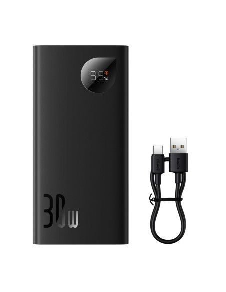 Adaman2 maitinimo blokas su ekranu 10000mAh 2xUSB USB-C Overseas Edition juodas