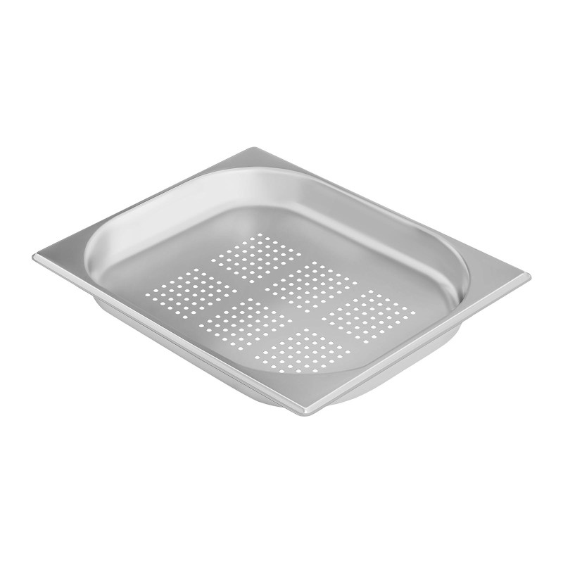 Perforuotas gastronominis indas iš plieno GN1/2 gylis 40 mm