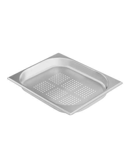 Perforuotas gastronominis indas iš plieno GN1/2 gylis 40 mm