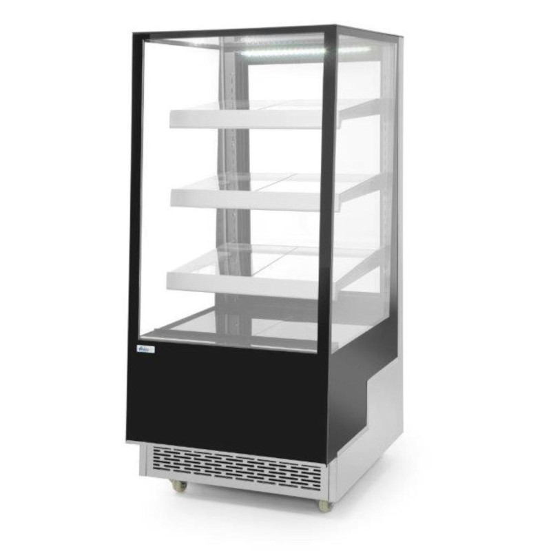 Šaldoma konditerijos vitrina su 3 lentynomis LED 300L