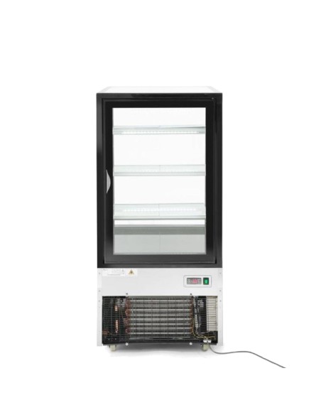 Šaldoma konditerijos vitrina su 3 lentynomis LED 300L