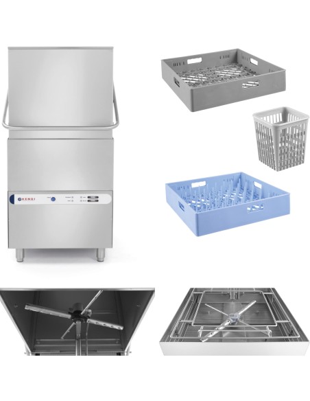 Gaubtas indaplovė greitai ir ekonomiška + dozatoriaus krepšelis 50x50cm 400V