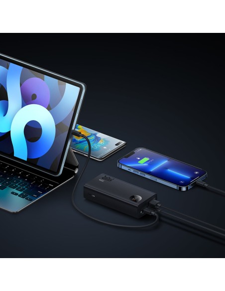 Adaman2 maitinimo blokas su ekranu 10000mAh 2xUSB USB-C Overseas Edition juodas