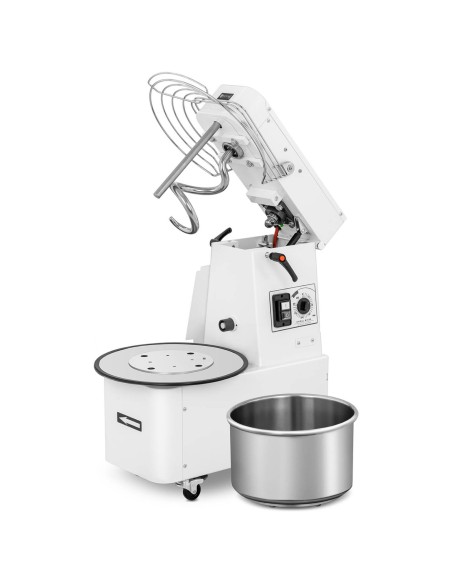 Planetinis maišytuvas spiralinis tešlos maišytuvas su nuimamu dubeniu 15 l 48 kg/h 750 W ITALIJA