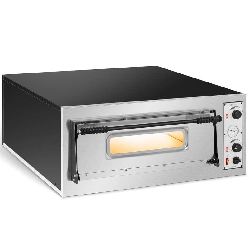 Profesionali vienos kameros elektrinė picų orkaitė 6 picos sk. 32cm 400V 7200W ITALIJA